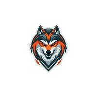 wolf logo illustratie vector ontwerp sjabloon