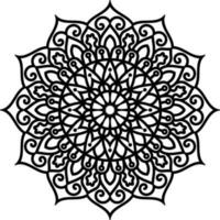 vector indisch mandala-ontwerp