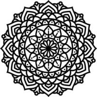 vector indisch mandala-ontwerp