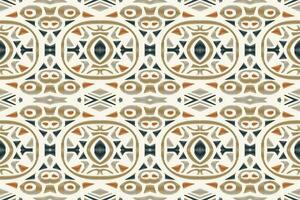 ikat damast paisley borduurwerk achtergrond. ikat vector meetkundig etnisch oosters patroon traditioneel.azteken stijl abstract vector illustratie.ontwerp voor textuur, stof, kleding, verpakking, sarong.