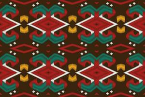 ikat damast paisley borduurwerk achtergrond. ikat strepen meetkundig etnisch oosters patroon traditioneel.azteken stijl abstract vector illustratie.ontwerp voor textuur, stof, kleding, verpakking, sarong.