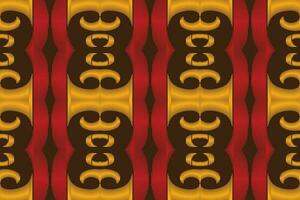 ikat damast paisley borduurwerk achtergrond. ikat kader meetkundig etnisch oosters patroon traditioneel. ikat aztec stijl abstract ontwerp voor afdrukken textuur,stof,sari,sari,tapijt. vector