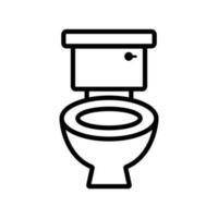 toilet en tank icoon. toilet stoel. vector. vector