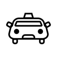 sedan type taxi icoon. taxi icoon. vector. vector