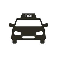 taxi staan informatie icoon. taxi icoon. vector. vector