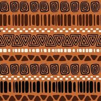 etnisch tribal naadloos patroon met inheems tekening hand- getrokken elementen. . vector illustratie