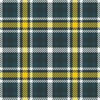 textiel Schotse ruit naadloos van controleren kleding stof plaid met een vector patroon structuur achtergrond.