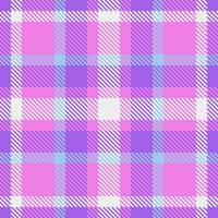 kleding stof vector plaid van patroon Schotse ruit achtergrond met een textiel naadloos structuur controleren.