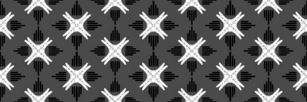 ikat naadloos patroon tribal kunst borduurwerk, ikat streep digitaal textiel Aziatisch ontwerp voor prints kleding stof Saree mughal zwaden structuur kurti kurtis kurta's, motief batik vector