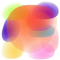 modern abstract kleurrijk bubbel staan voor beweging van toekomst achtergrond vector