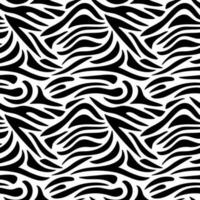 zebra afdrukken, zebra naadloos patroon. vector hand- getrokken tekenfilm illustratie. zebra strepen in tekening stijl. vlak ontwerp