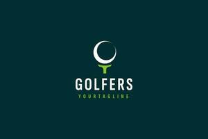 golf logo vector icoon illustratie