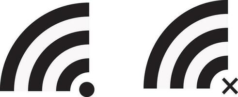 draadloze of Wifi internet verbinding vector. vector