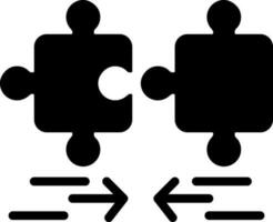 solide icoon voor implicatie vector