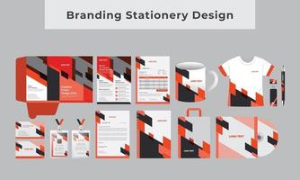 branding briefpapier ontwerp vector