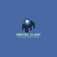 tandheelkundig kliniek logo vector