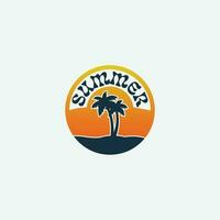 palm zomer logo vector