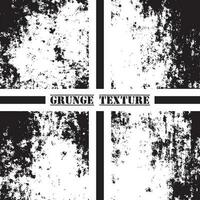 zwart en wit grunge textuur. grunge texturen set. stof overlappen. vector