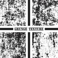 zwart en wit grunge textuur. grunge texturen set. stof overlappen. vector