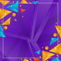 abstracte kleurrijke geometrische driehoeksvorm