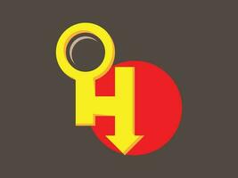 hint of h brief logo vector