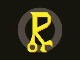 reparatie of r brief logo vector