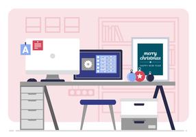 Vector Designer kamer illustratie