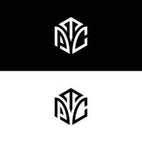tpc zeshoek logo vector, ontwikkelen, bouw, natuurlijk, financiën logo, echt landgoed, geschikt voor uw bedrijf. vector