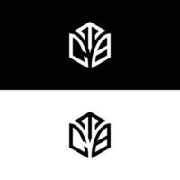 tcb zeshoek logo vector, ontwikkelen, bouw, natuurlijk, financiën logo, echt landgoed, geschikt voor uw bedrijf. vector