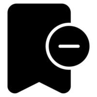 verwijder glyph-pictogram vector