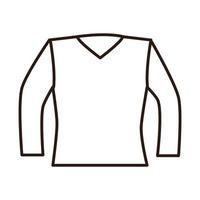 blouse vrouwelijke waslijn pictogram witte achtergrond vector