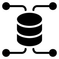 servers glyph-pictogram vector