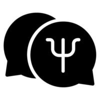 psychologie glyph icoon vector