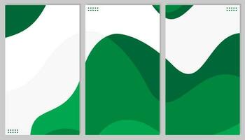 minimalistisch esthetisch groen achtergrond vector