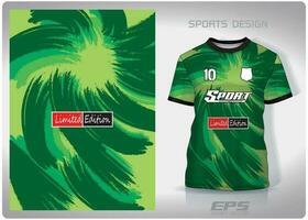 vector sport- overhemd achtergrond afbeelding.verf borstel groen patroon ontwerp, illustratie, textiel achtergrond voor sport- t-shirt, Amerikaans voetbal Jersey overhemd