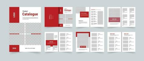 schoon en modern meubilair catalogus brochure ontwerp sjabloon a4 grootte vector