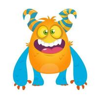 grappig tekenfilm monster. vector illustratie