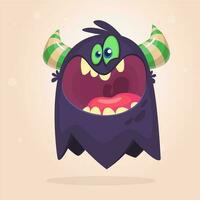 grappig tekenfilm monster. vector illustratie