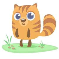 tekenfilm chipmunk of marmot lachend. vector illustratie