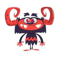 grappig tekenfilm monster. vector illustratie