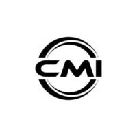 cmi logo ontwerp, inspiratie voor een uniek identiteit. modern elegantie en creatief ontwerp. watermerk uw succes met de opvallend deze logo. vector