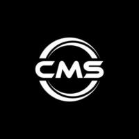 cms logo ontwerp, inspiratie voor een uniek identiteit. modern elegantie en creatief ontwerp. watermerk uw succes met de opvallend deze logo. vector