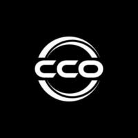 cco logo ontwerp, inspiratie voor een uniek identiteit. modern elegantie en creatief ontwerp. watermerk uw succes met de opvallend deze logo. vector