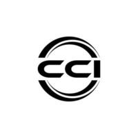 cci logo ontwerp, inspiratie voor een uniek identiteit. modern elegantie en creatief ontwerp. watermerk uw succes met de opvallend deze logo. vector