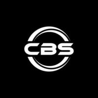 cbs logo ontwerp, inspiratie voor een uniek identiteit. modern elegantie en creatief ontwerp. watermerk uw succes met de opvallend deze logo. vector