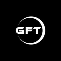 gft logo ontwerp, inspiratie voor een uniek identiteit. modern elegantie en creatief ontwerp. watermerk uw succes met de opvallend deze logo. vector