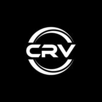 crv logo ontwerp, inspiratie voor een uniek identiteit. modern elegantie en creatief ontwerp. watermerk uw succes met de opvallend deze logo. vector