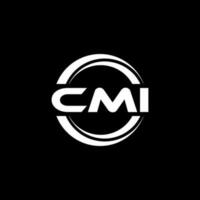 cmi logo ontwerp, inspiratie voor een uniek identiteit. modern elegantie en creatief ontwerp. watermerk uw succes met de opvallend deze logo. vector