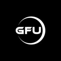 gfu logo ontwerp, inspiratie voor een uniek identiteit. modern elegantie en creatief ontwerp. watermerk uw succes met de opvallend deze logo. vector