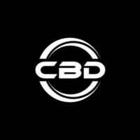 cbd logo ontwerp, inspiratie voor een uniek identiteit. modern elegantie en creatief ontwerp. watermerk uw succes met de opvallend deze logo. vector